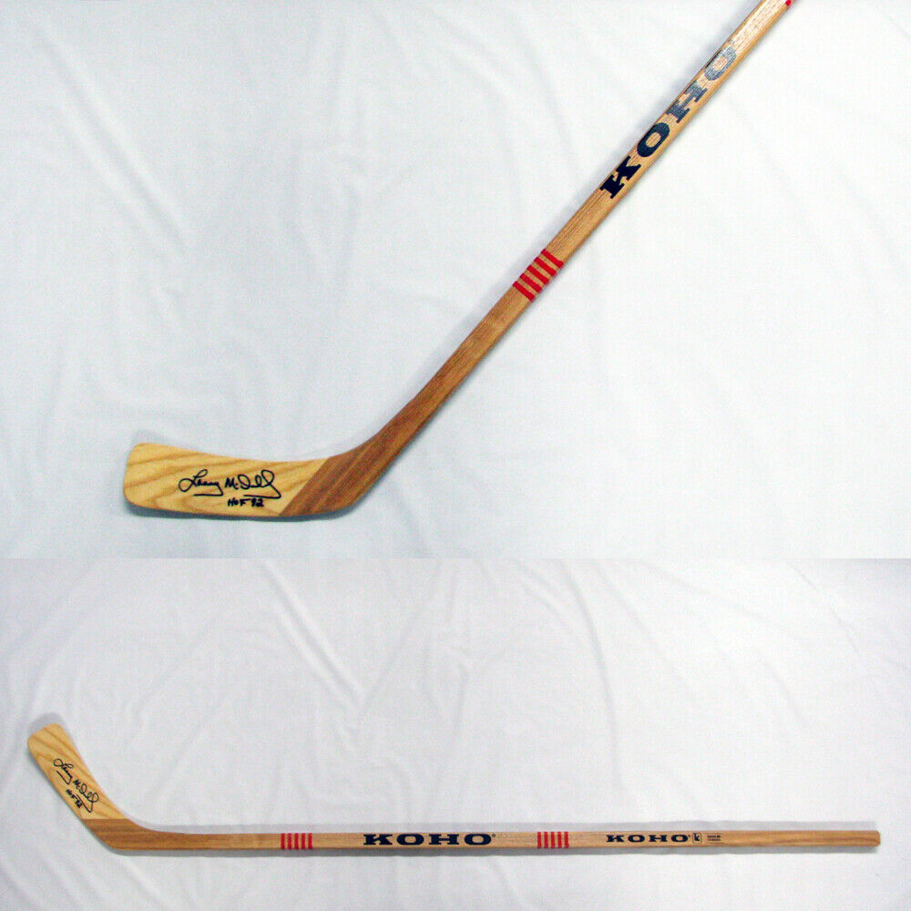 LANNY MCDONALD Signed KOHO Stick Inscribed HOF 92