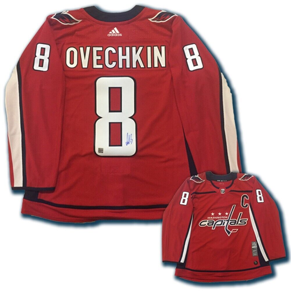 ALEXANDER OVECHKIN Signed Washington Capitals Red Adidas PRO Jersey