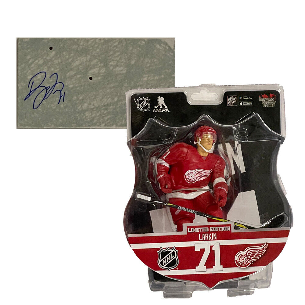 DYLAN LARKIN Signed Detroit Red Wings Figure Import Dragon Figures