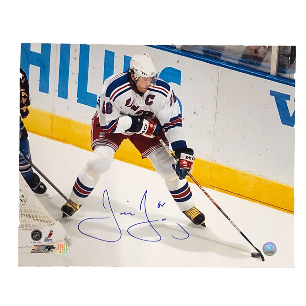 JAROMIR JAGR Signed New York Rangers 16 X 20 Photo - 79155