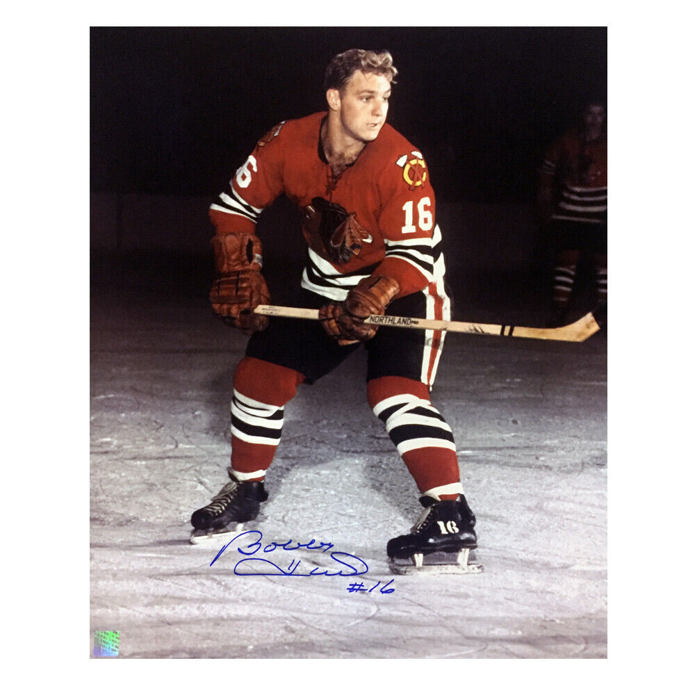 BOBBY HULL Signed Chicago Blackhawks 16 X 20 Photo - 79099