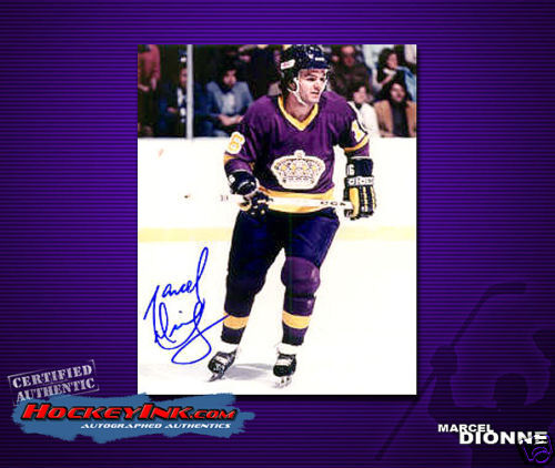 MARCEL DIONNE Signed Los Angeles Kings 8 X 10 -70045