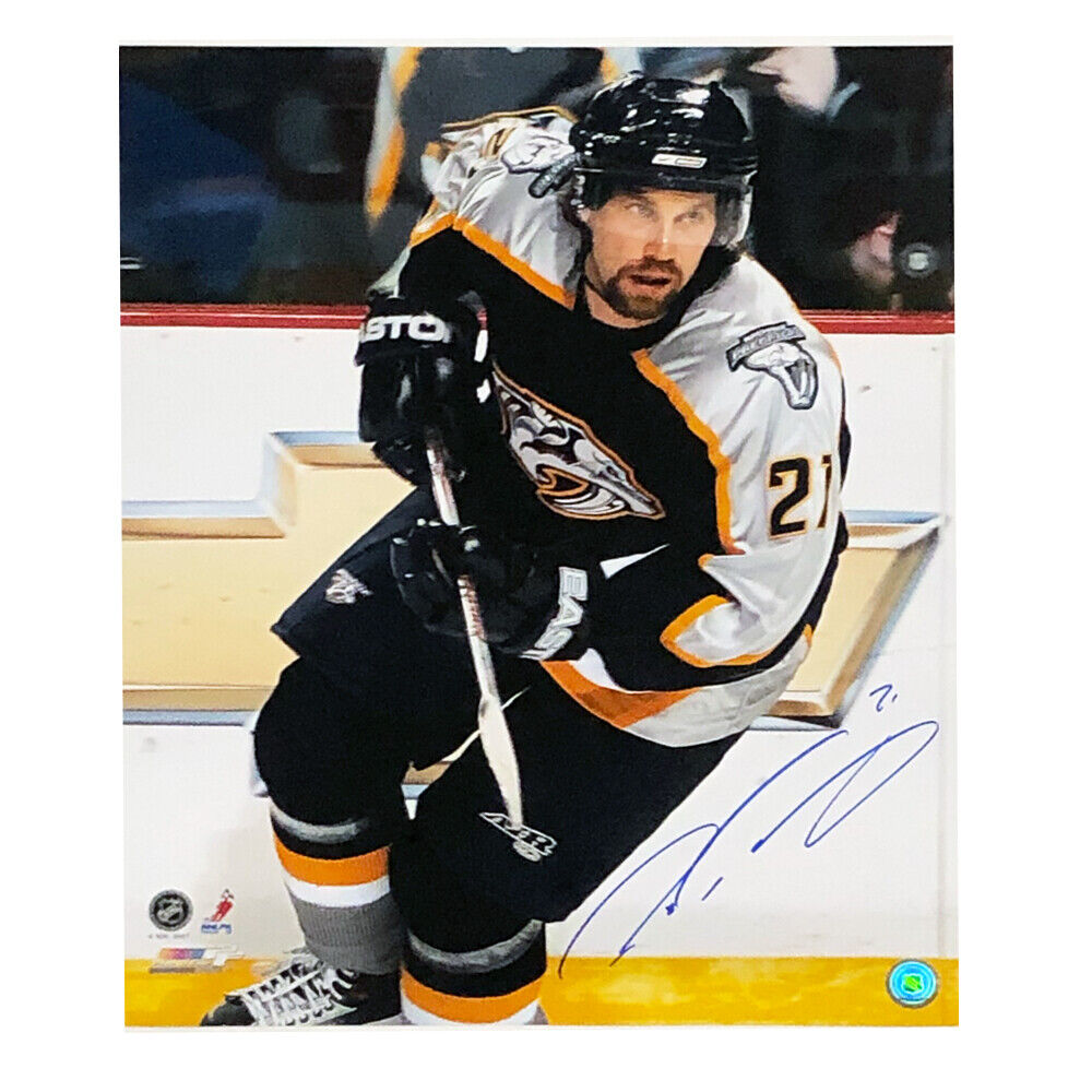 PETER FORSBERG Signed Nashville Predators 16 X 20 Photo - 79143