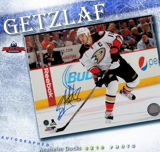 RYAN GETZLAF Signed Anaheim Ducks 8 x 10 Photo - 70086