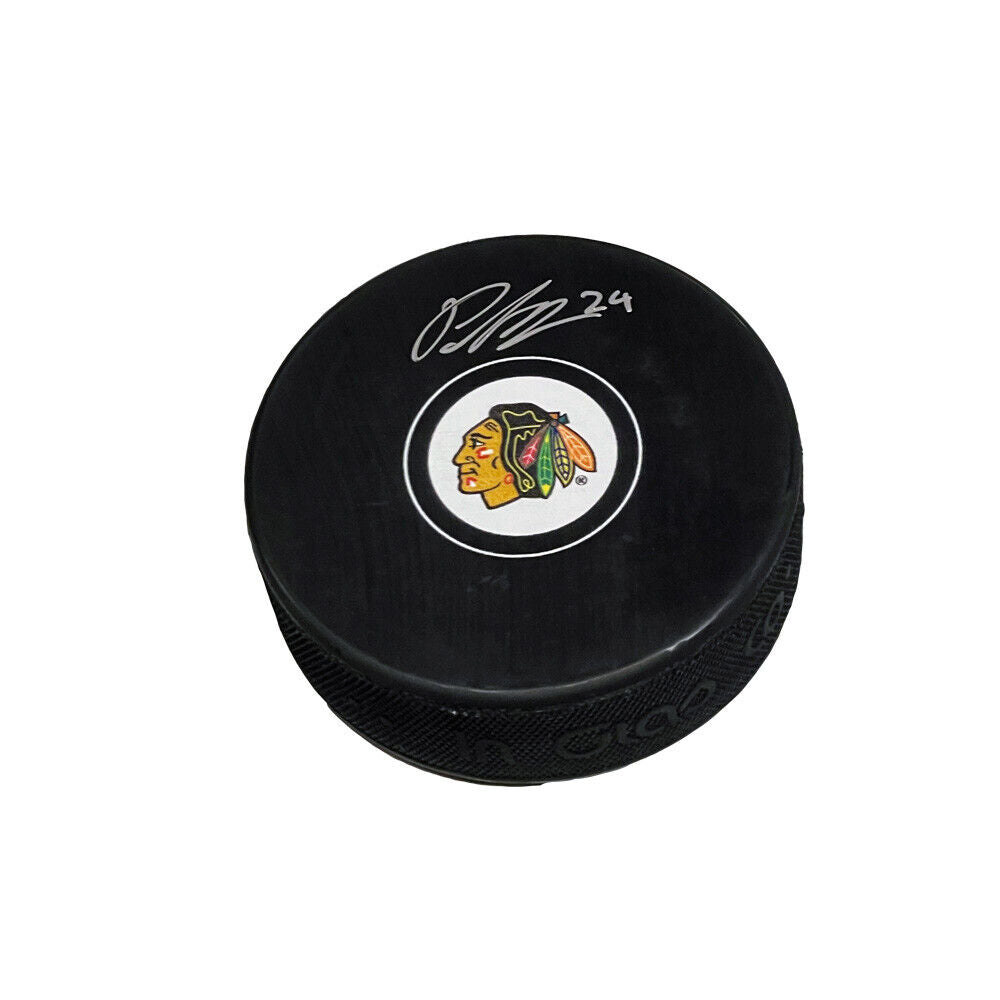 PIUS SUTER Signed Chicago Blackhawks Puck
