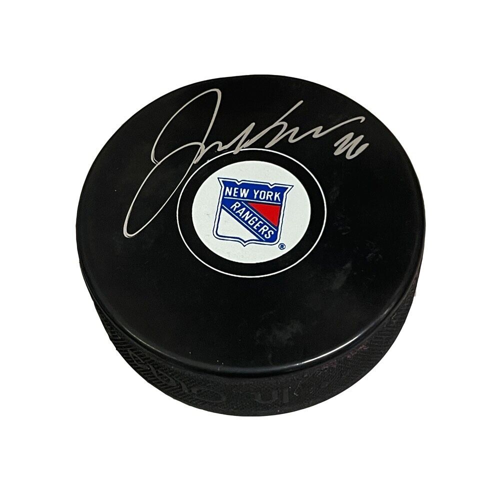 JOE KOCUR Signed New York Rangers Puck