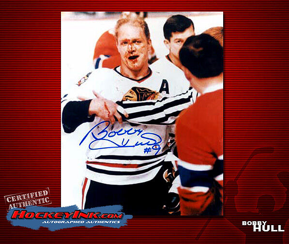 Bobby Hull SIGNED Chicago Blackhawks 8 x 10 Photo - 70380