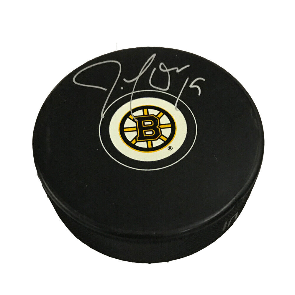 JOE THORNTON Signed Boston Bruins Puck