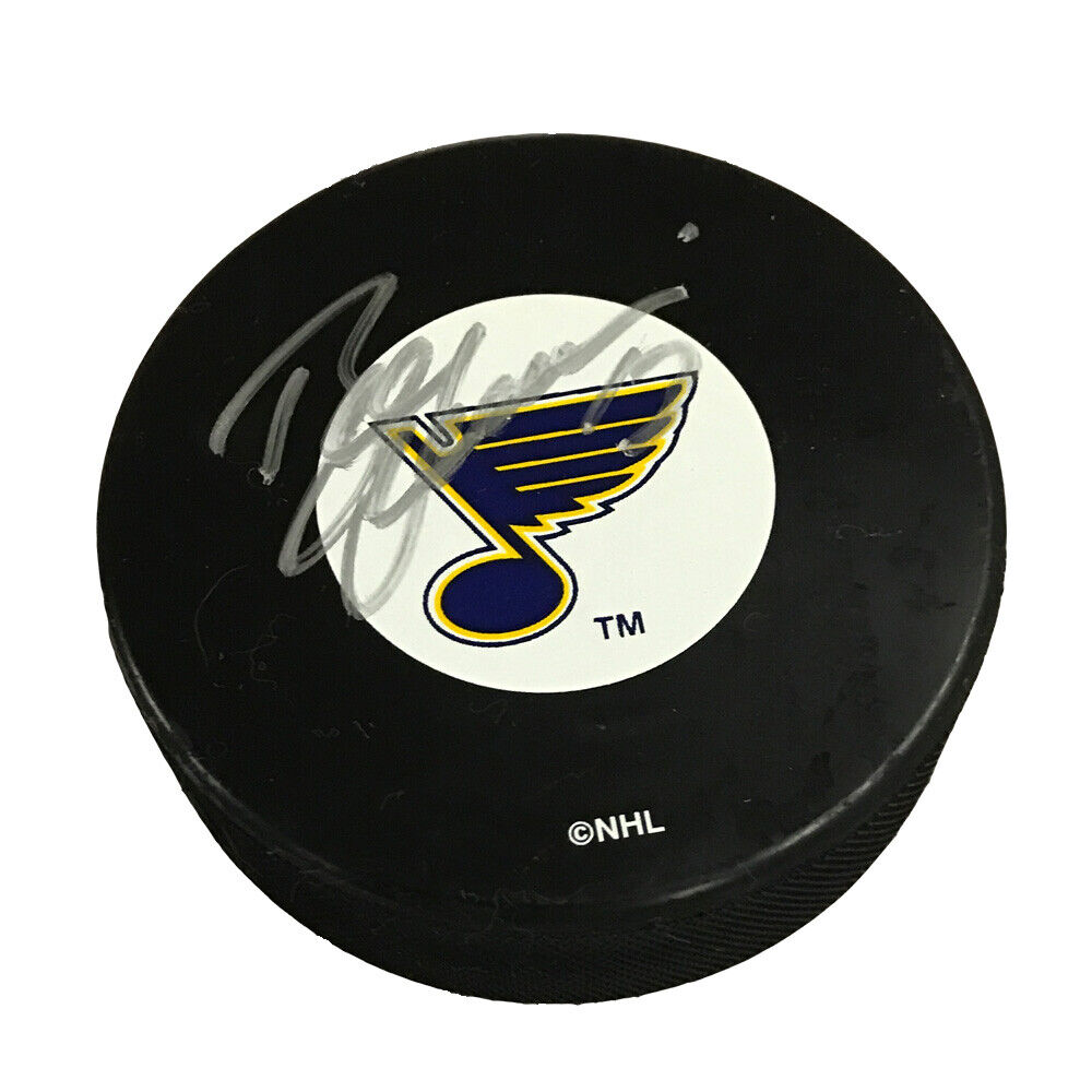 BILL GUERIN Signed St.Louis Blues Puck