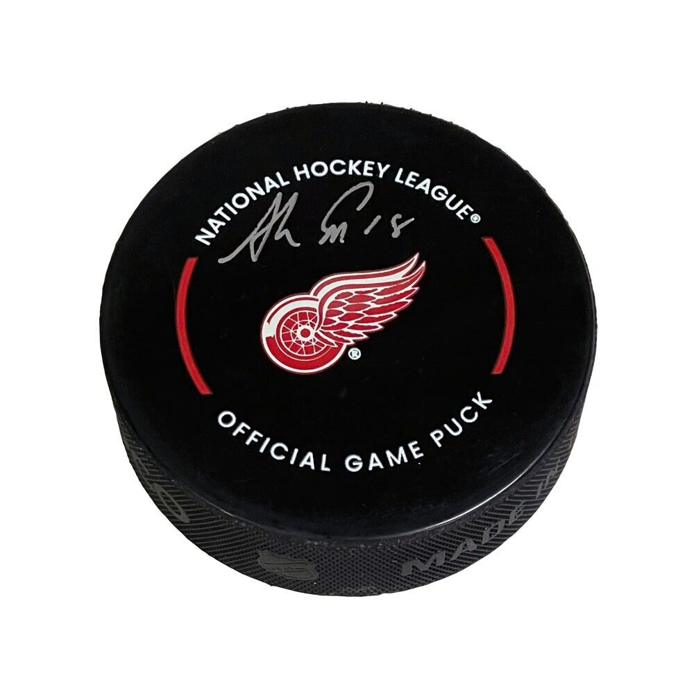 ANDREW COPP Signed Detroit Red Wings Official Game Puck