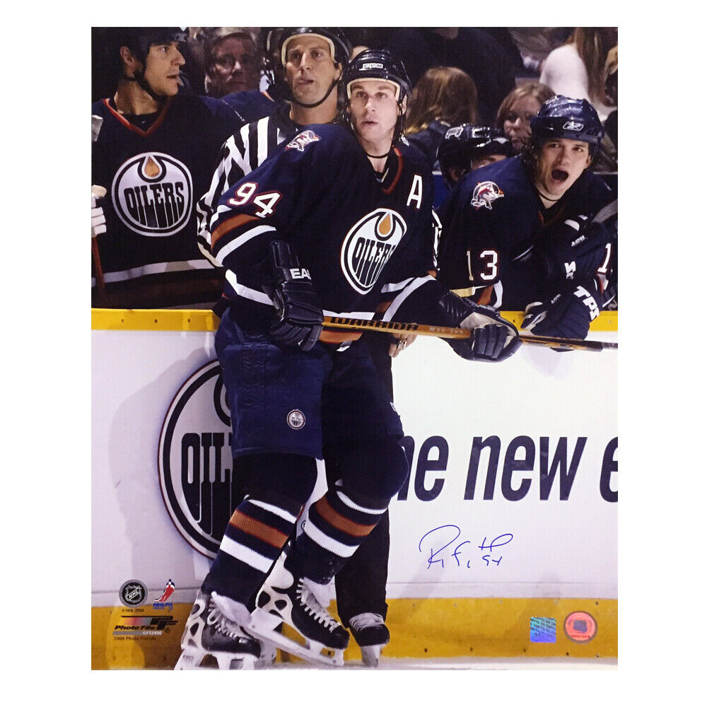 RYAN SMYTH Signed Edmonton Oilers 16 X 20 Photo - 79109