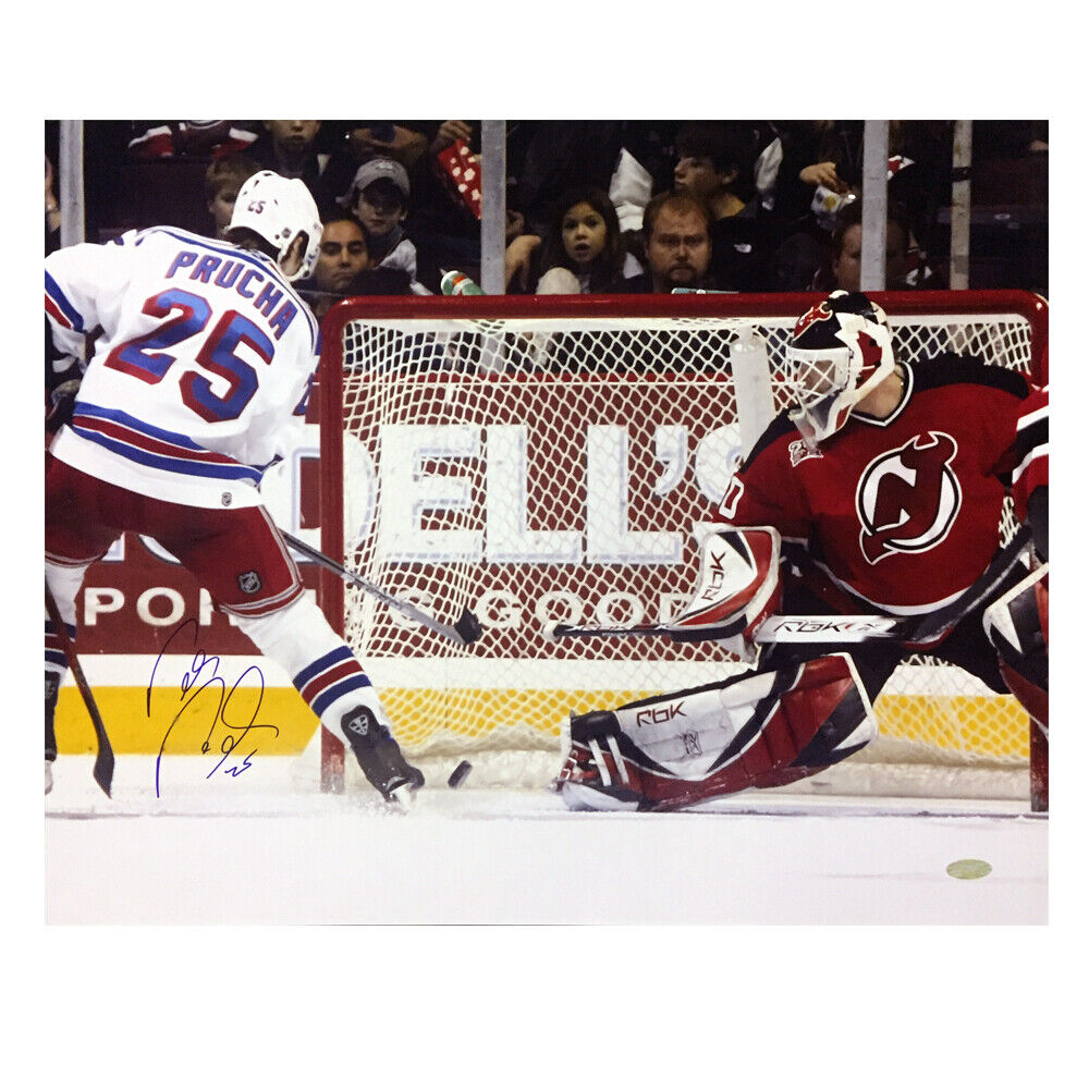 PETR PRUCHA Signed New York Rangers 16 X 20 Photo - 79123