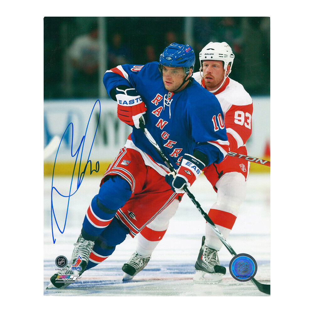 MARIAN GABORIK Signed New York Rangers 16 X 20 Photo - 79146