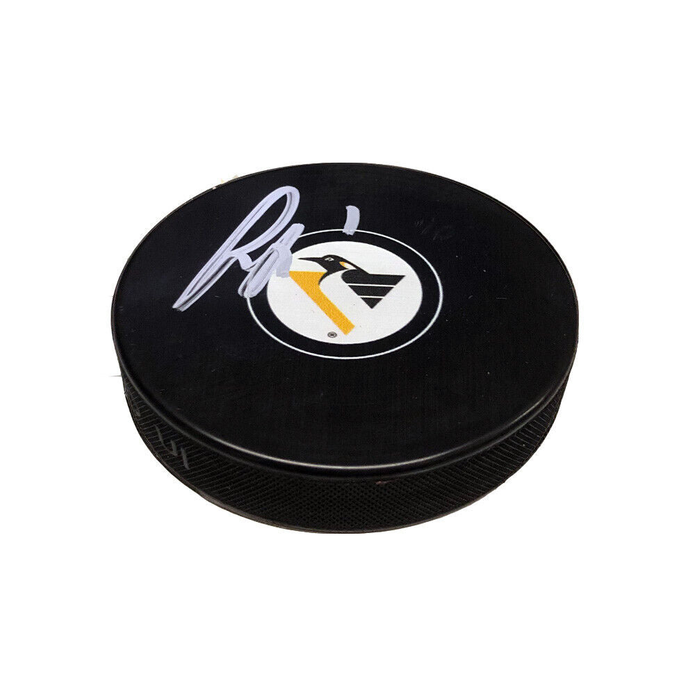 THOMAS GREISS Signed Pittsburgh Penguins Puckk