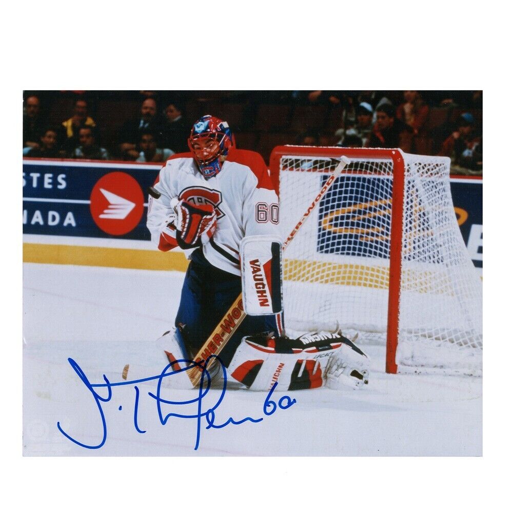 JOSE THEODORE Signed Montreal Canadiens 8 x 10 Photo - 70626