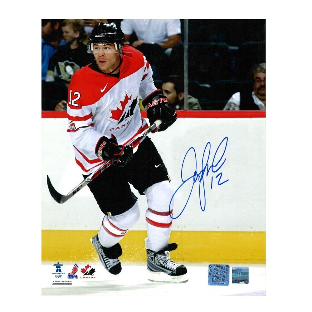 JAROME IGINLA Signed Team Canada 8 x 10 Photo - 70590 A