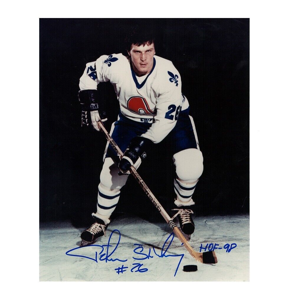 PETER STASTNY Signed Quebec Nordiques 8 x 10 Photo W/ HOF 98 - 70621