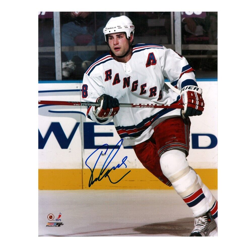 ERIC LINDROS Signed New York Rangers 8 x 10 Photo - 70544