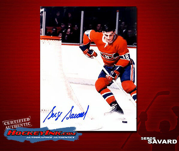 Serge Savard SIGNED Montreal Canadiens 8 x 10 Photo - 70196