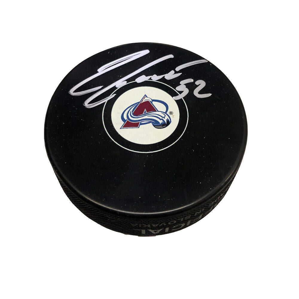 ADAM FOOTE Autographed Colorado Avalanche Puck