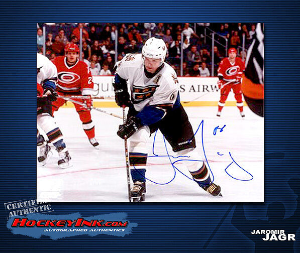 Jaromir Jagr SIGNED Washington Capitals 8 x 10 Photo - 70182