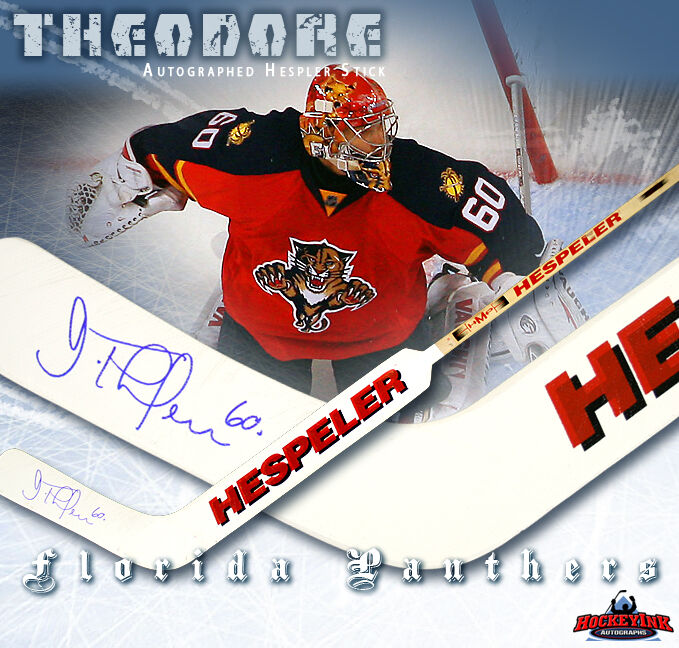 JOSE THEODORE Signed Hespeler Goalie Stick - Florida Panthers