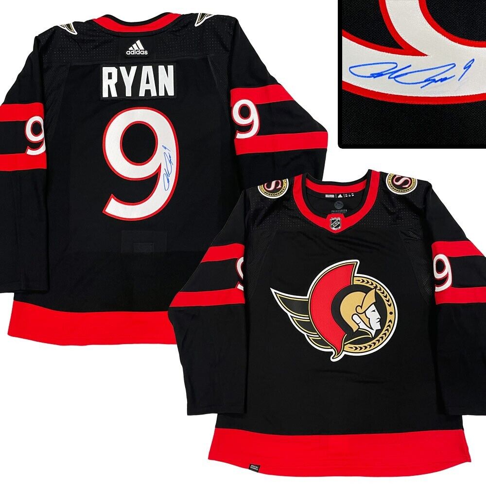 BOBBY RYAN Signed Ottawa Senators Black Adidas PRO Jersey