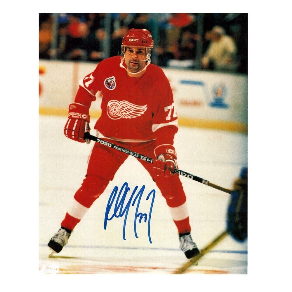 PAUL COFFEY Signed Detroit Red Wings 8 x 10 Photo - 70574