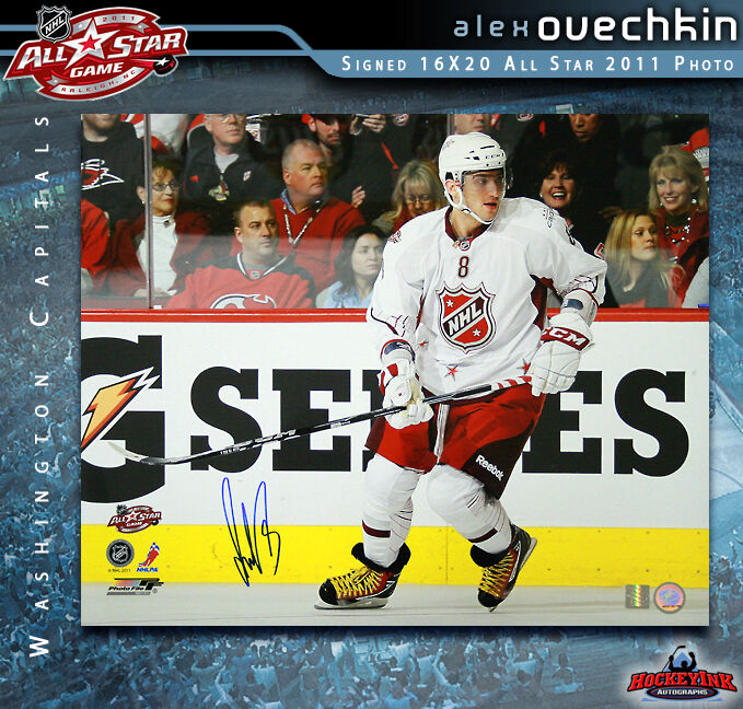 ALEX OVECHKIN Signed 2011 All Star 16x20 Photo - Washington Capitals