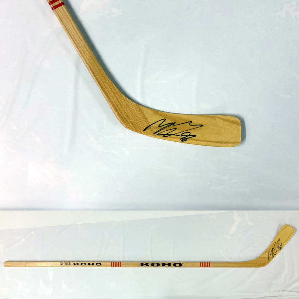 MIKKO RANTANEN Signed KOHO Wood Model Stick - Colorado Avalanche