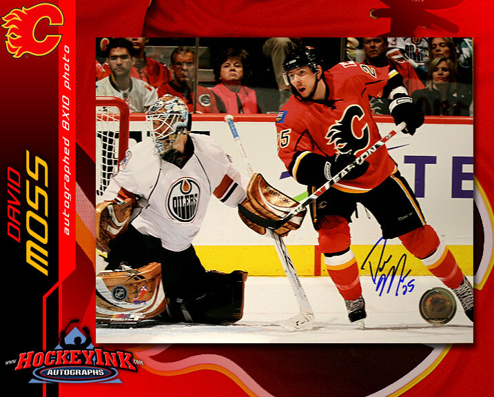 David Moss SIGNED Flames 8X10 Photo -70329