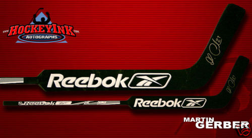 MARTIN GERBER Signed Reebok Player Model Stick