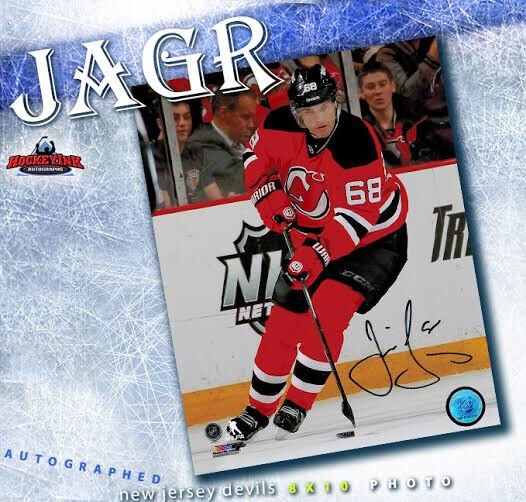 JAROMIR JAGR New Jersey Devils Autographed 8x10 Photo - 70313
