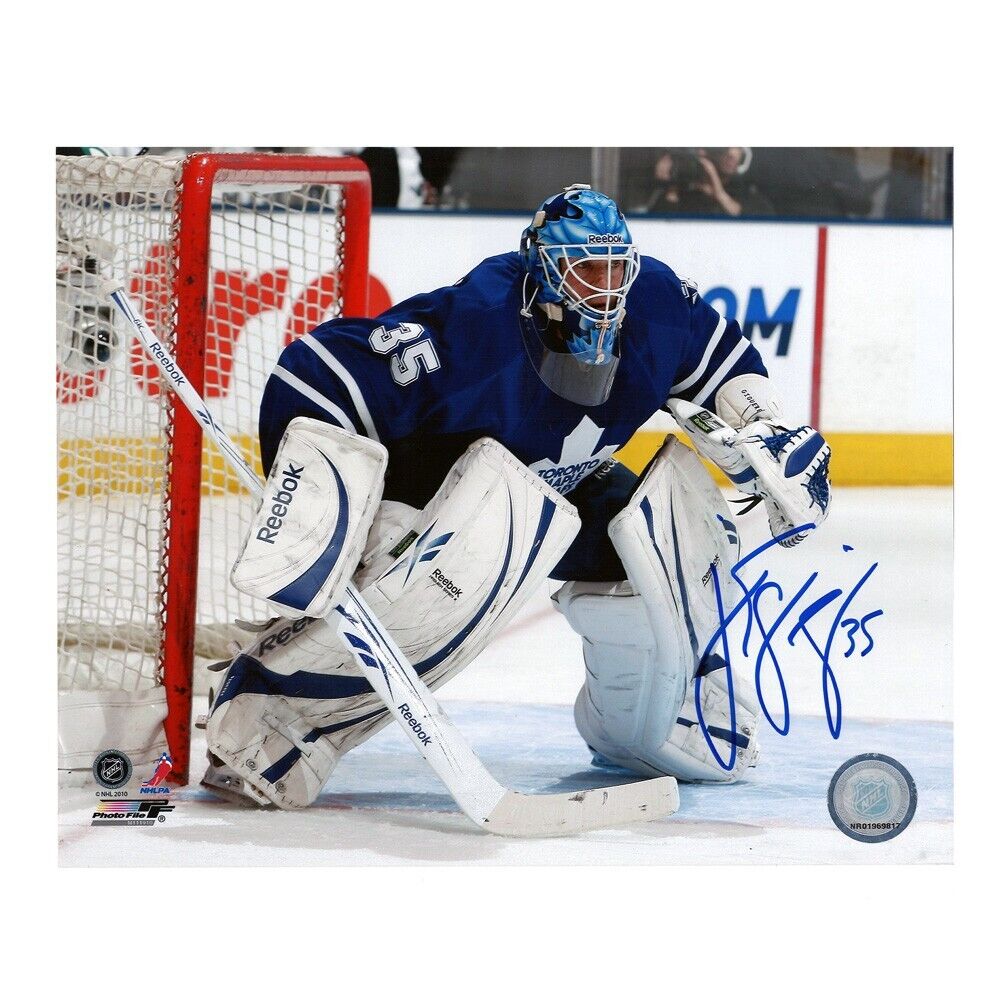 J.S. GIGUERE Signed Toronto Maple Leafs 8 x 10 Photo - 70540