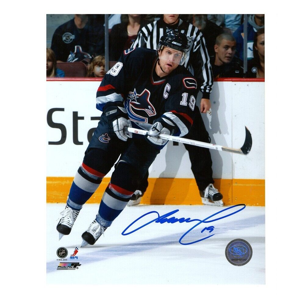 MARCUS NASLUND Signed Vancouver Canucks 8 x 10 Photo - 70515