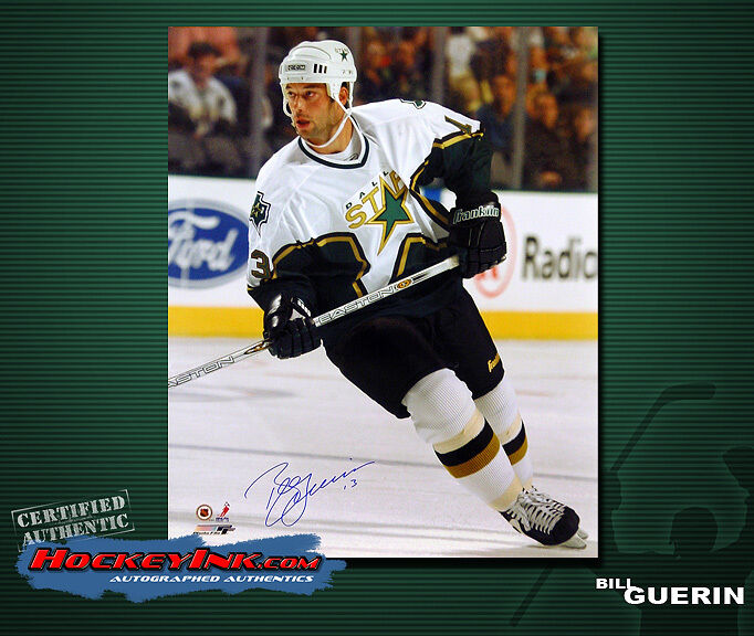 BILL GUERIN SIGNED Stars 16X20 Photo -77014