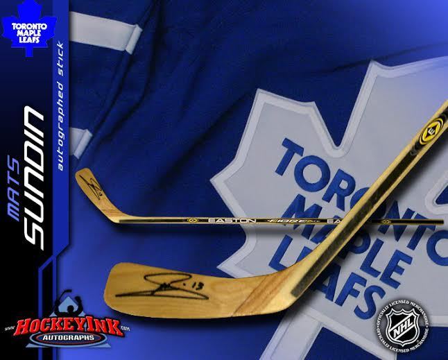 MATS SUNDIN Signed Easton Stick - Toronto Maple Leafs