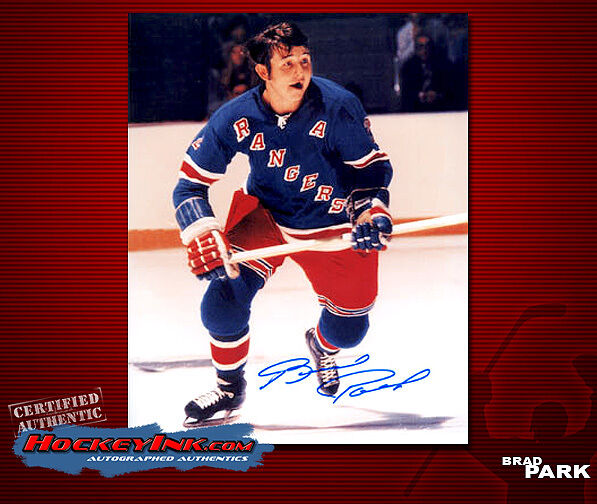 Brad Park SIGNED Rangers 8X10 Photo -70062