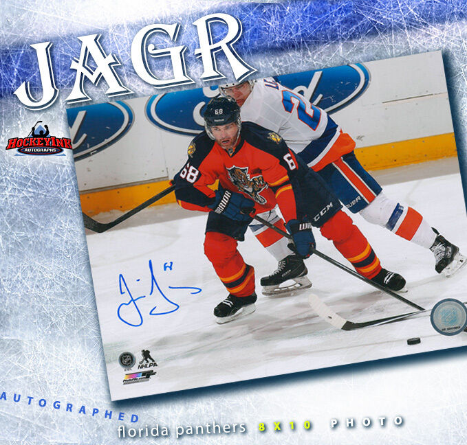 JAROMIR JAGR Autographed Florida Panthers 8x10 Photo - 70309