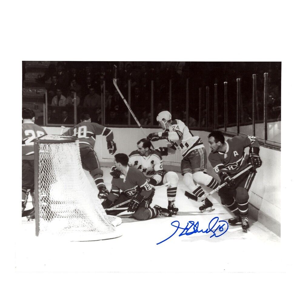 HENRI RICHARD Signed Montreal Canadiens 8 x 10 Photo - 70672