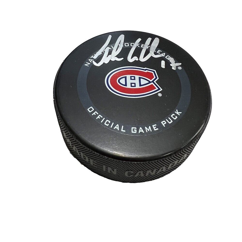 JOHN LECLAIR Signed Montreal Canadiens Official Game Puck