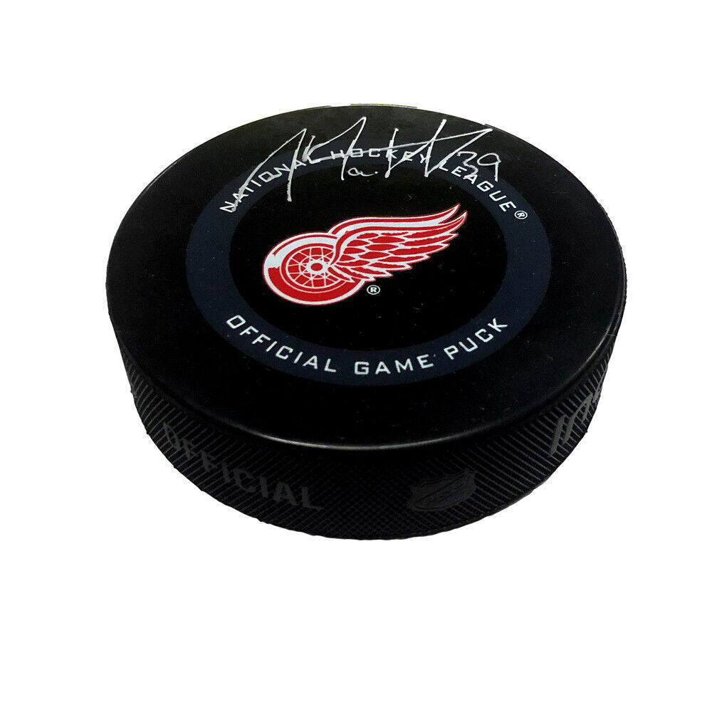 ANTHONY MANTHA Signed Detroit Red Wings Official Game Puck