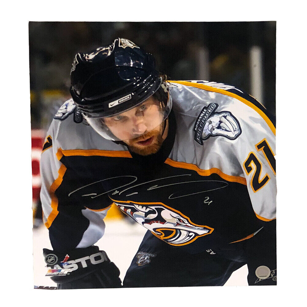 PETER FORSBERG Signed Nashville Predators 16 X 20 Photo - 79144