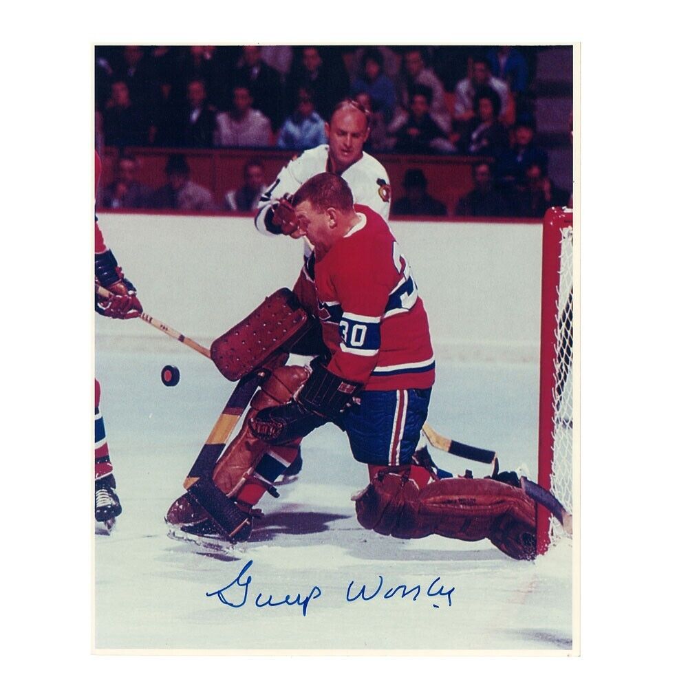 GUMP WORSLEY Signed Montreal Canadiens 8 x 10 Photo - 70656