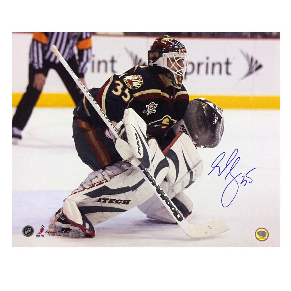 MANNY FERNANDEZ Signed Minnesota Wild 16 X 20 Photo - 79074