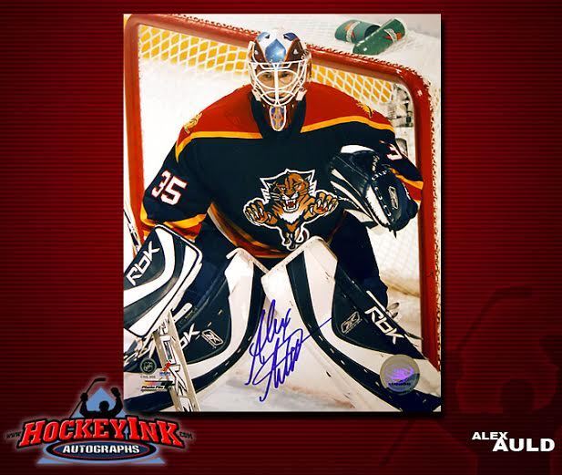 Alex Auld SIGNED Florida Panthers 8X10 Photo - 70015