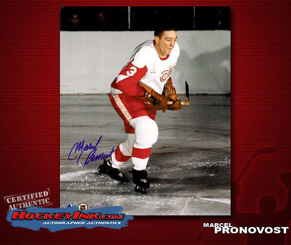 Marcel Pronovost SIGNED Red Wings 8X10 Photo -70376