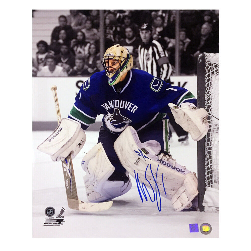 ROBERTO LUONGO Signed Vancouver Canucks 16 X 20 Photo - 79103