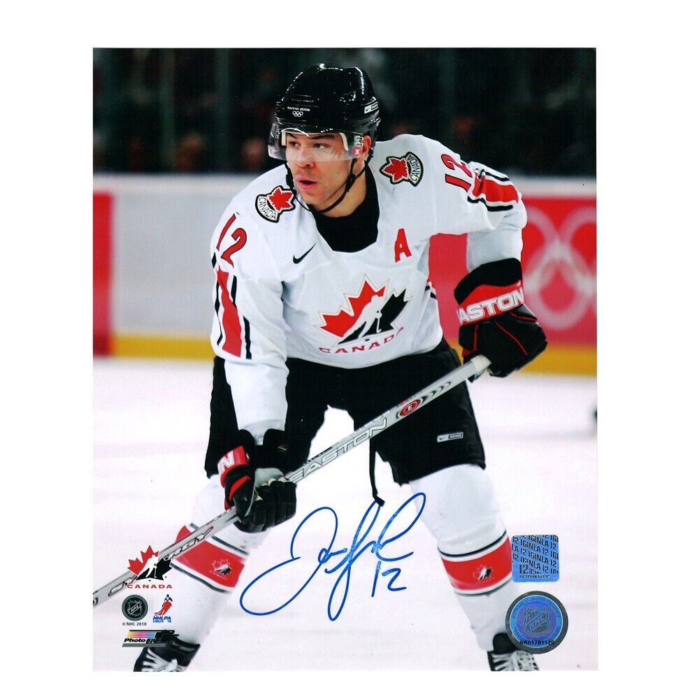 JAROME IGINLA Signed Team Canada 8 x 10 Photo (Smudged) - 70591