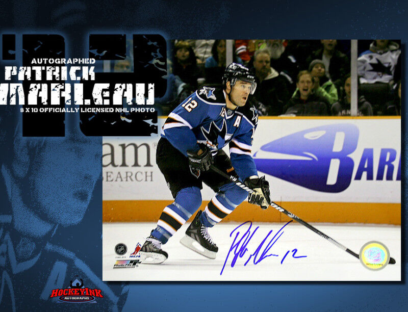 PATRICK MARLEAU Signed San Jose Sharks 8x10 Photo 70124